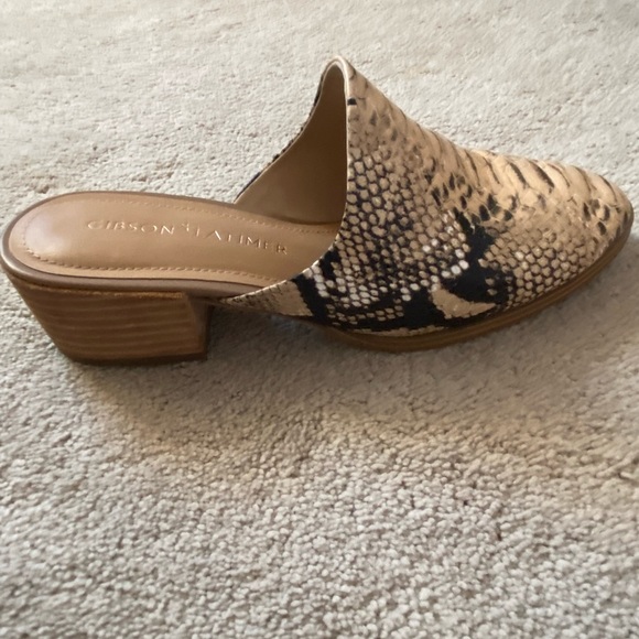 Gibson Latimer snake slip on mules - Picture 5 of 6